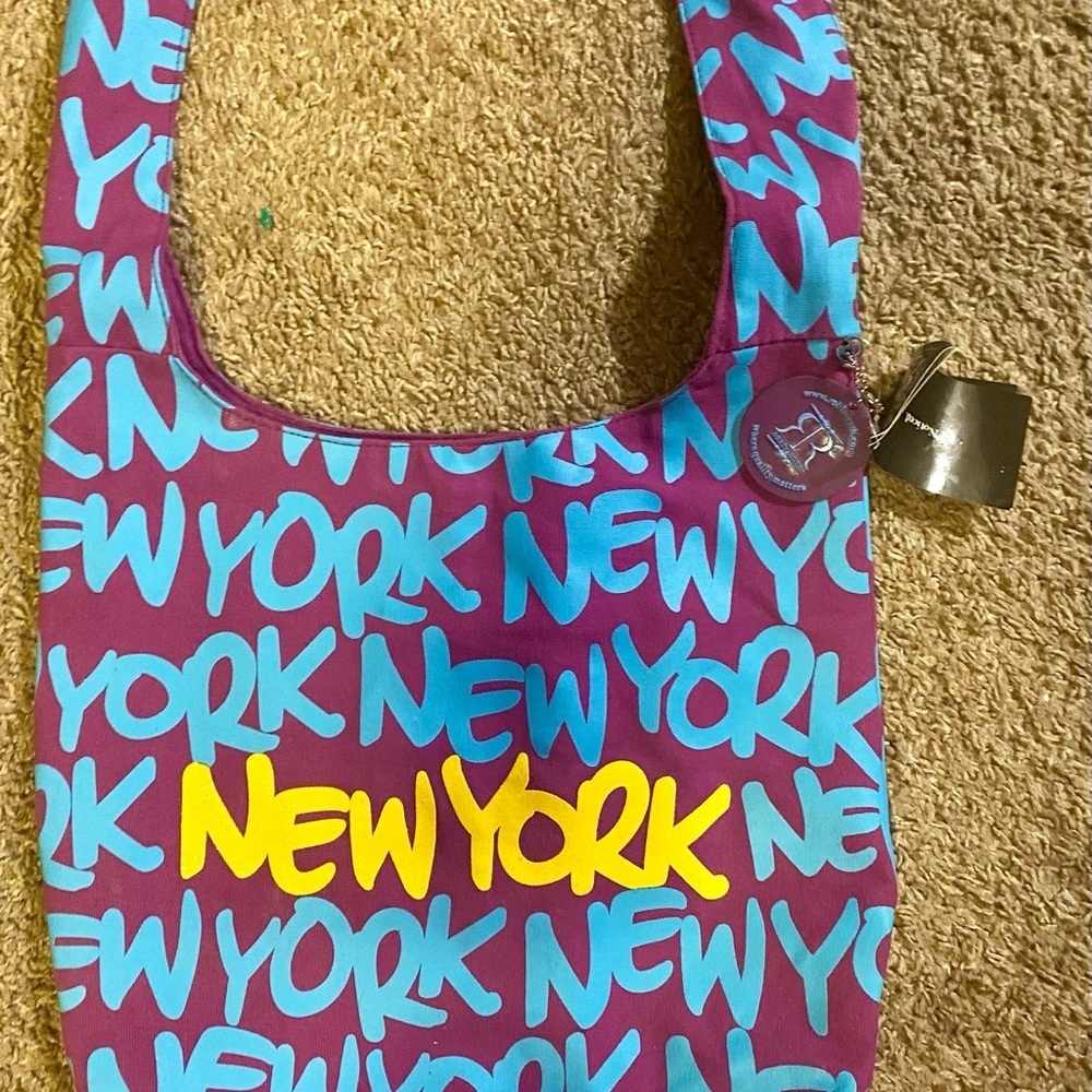 NWT Fashion New York Cross-bod Bag Shoulder Hippie Multi Color Sling Robin Ruth - Picture 3 of 12